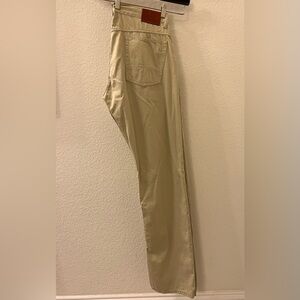 Billy Reid Garment Dyed Slim Jeans in Tan - Made in the USA - Size 32